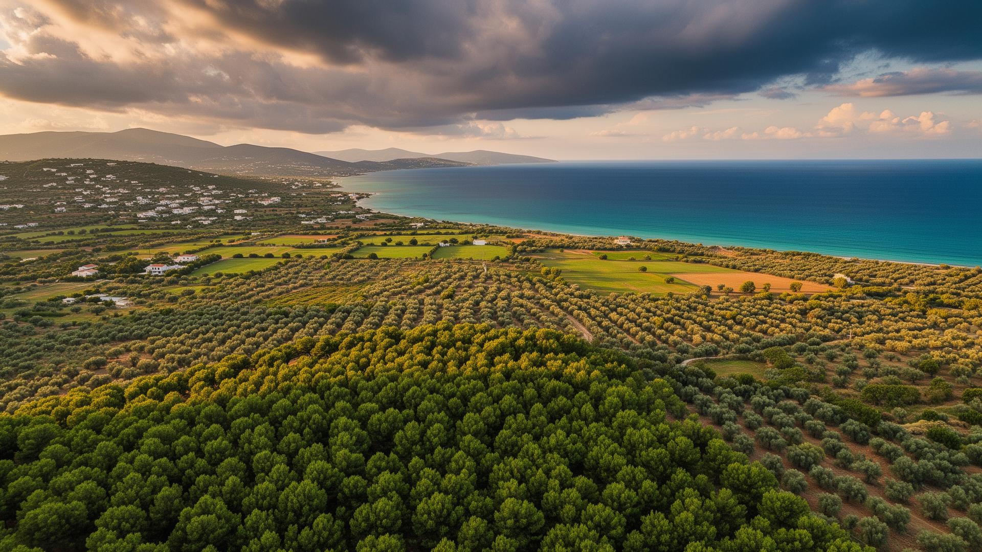 Sani coastline